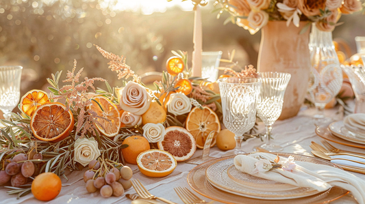 Tranches d'agrumes déshydratés - la décoration naturelle qui sublime mariages et cocktails