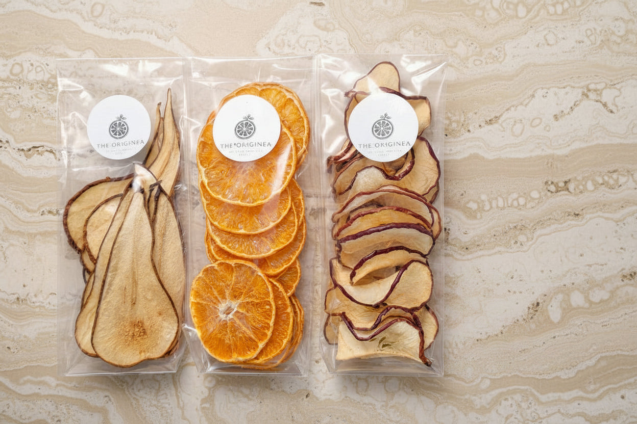 Clémentines de Corse séchées artisanales — sachet transparent The Originea | The Originea