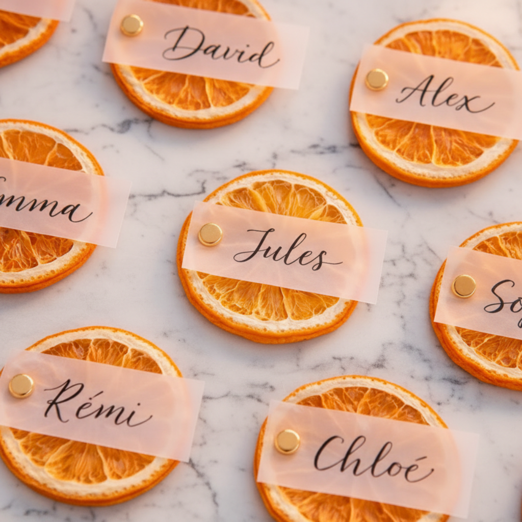 Mélange d'Agrumes Séchés Décoratifs — Vue du Dessus | The Originea