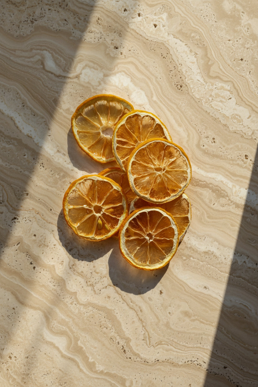 Tranches de Citron Séchées Décoratives — Présentation produit | The Originea