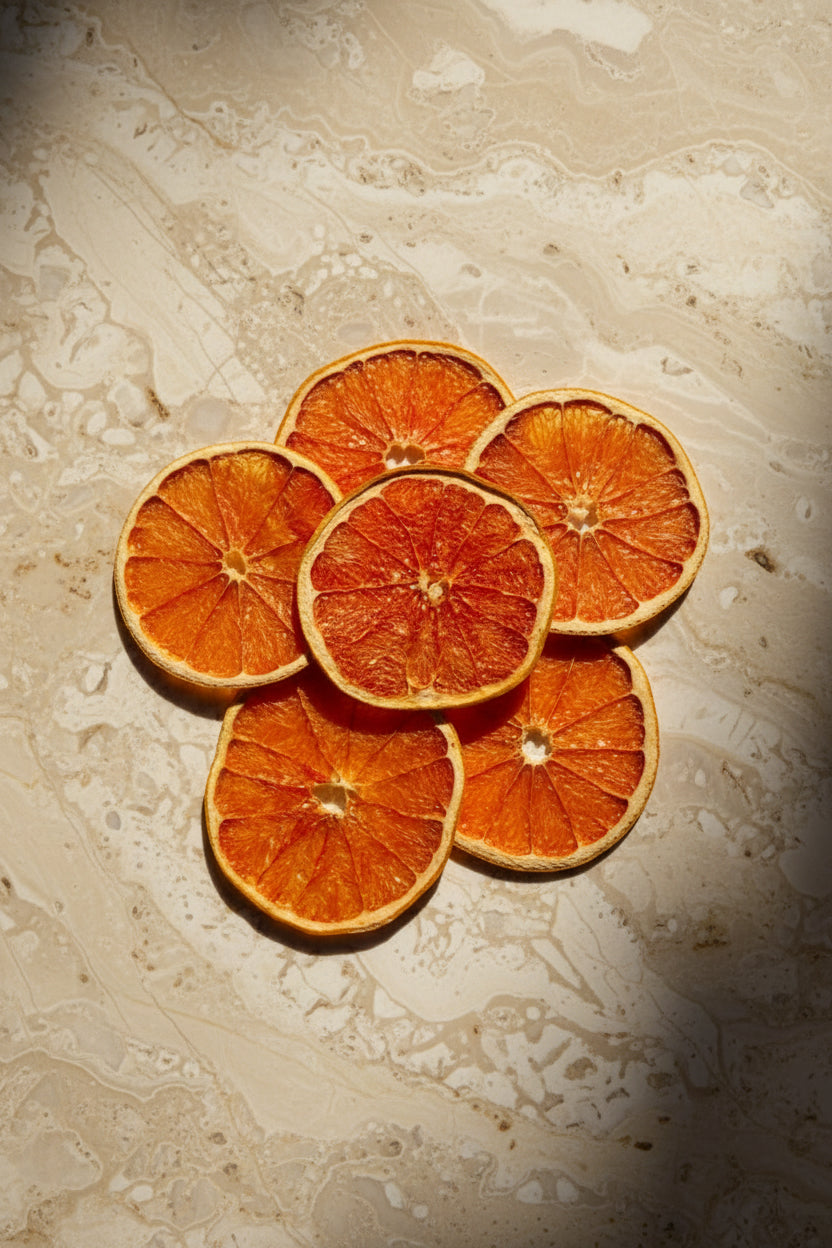 Mélange d'Agrumes Séchés Décoratifs — Tranches de Pamplemousse Artisanales | The Originea