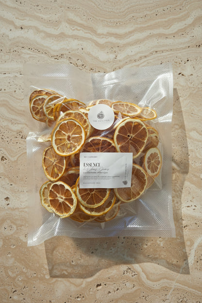 Tranches de citron jaune séchées — emballage sous vide The Originea | The Originea