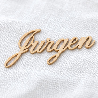Marque-place prénom découpé laser acrylique mariage | The Originea