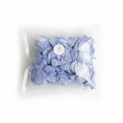 Pétales de rose bleu violet conservés en sachet | The Originea