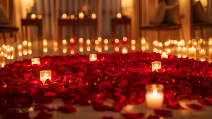 Pétales de rose rouge foncé séchés en vrac pour confettis mariage passion et élégance | The Originea