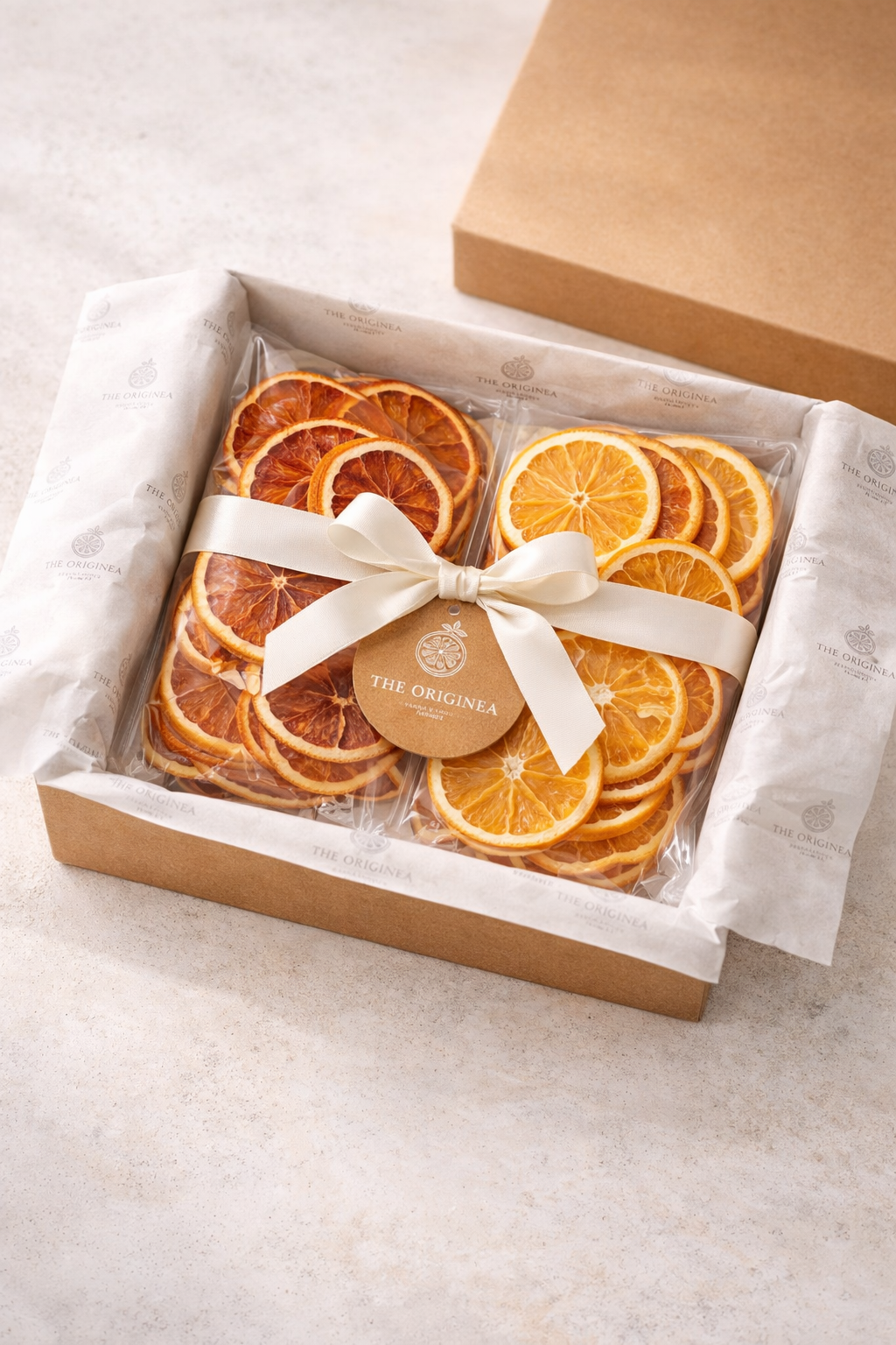 Tranches de Pamplemousse Séchées Décoratives — Coffret Cadeau The Originea | The Originea