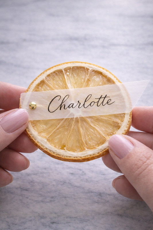 Tranches de Citron Jaune Séchées Décoratives — Éclat Solaire Naturel | The Originea
