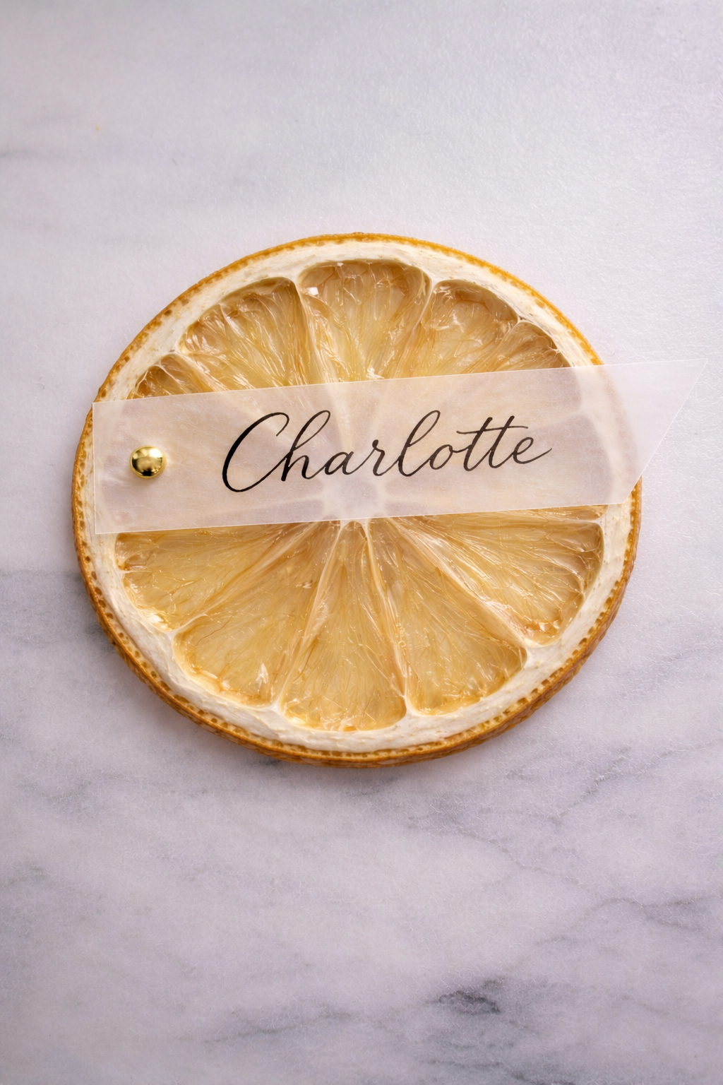 Tranches de Citron Jaune Séchées Décoratives — Fruits Séchés Artisanaux | The Originea