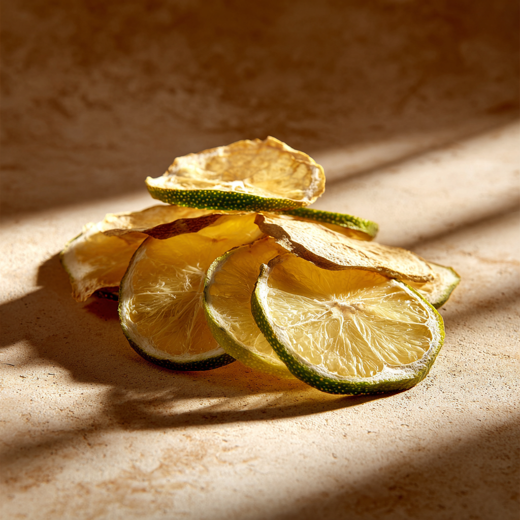 Bulk citrons verts séchés artisanaux en tranches pour décoration mariage et cocktail professionnel | The Originea