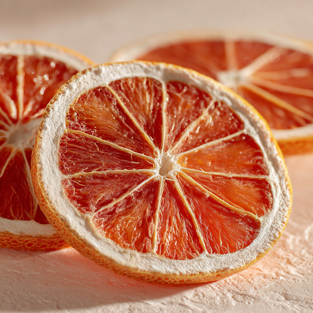 Bulk demi-tranches de pomelo rosé séché de Corse pour décoration mariage romantique blush et rose | The Originea