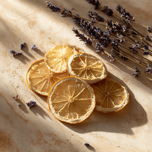 Bulk citron jaune séché en tranches ambrées pour gin tonic, limoncello et mixologie professionnelle | The Originea