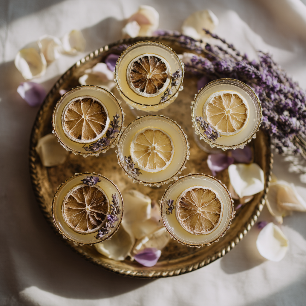 Tranches de Citron Vert Séchées Décoratives — Vue du Dessus | The Originea